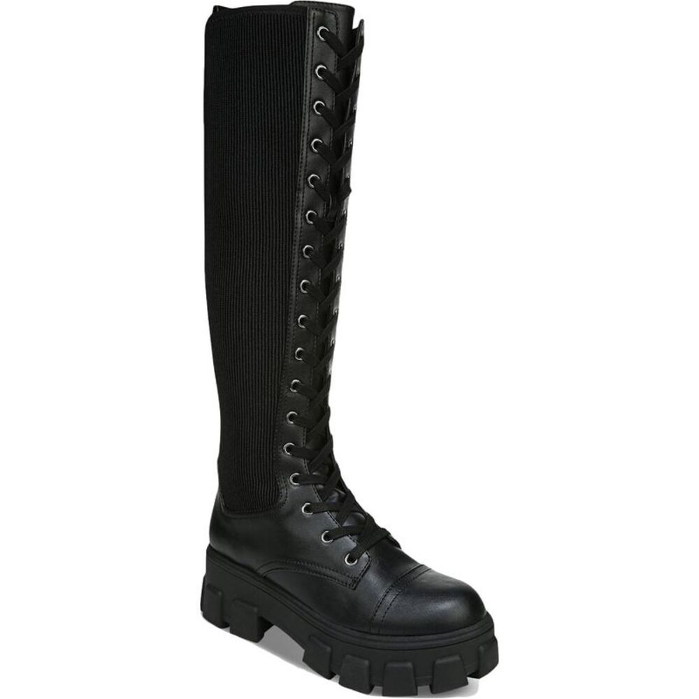 Circus by Sam Edelman Womens Dinah Black Combat & Lace-up Boots Shoes NWT